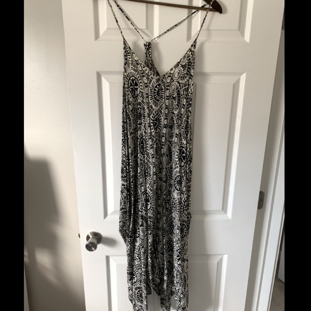 Black and white dress